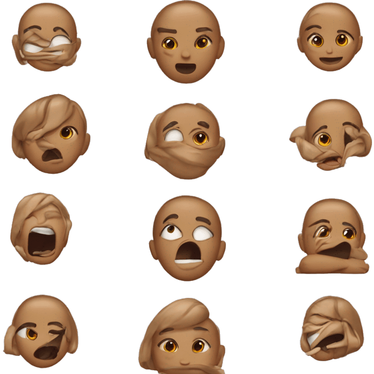 una carita con la lengua a fuera emoji