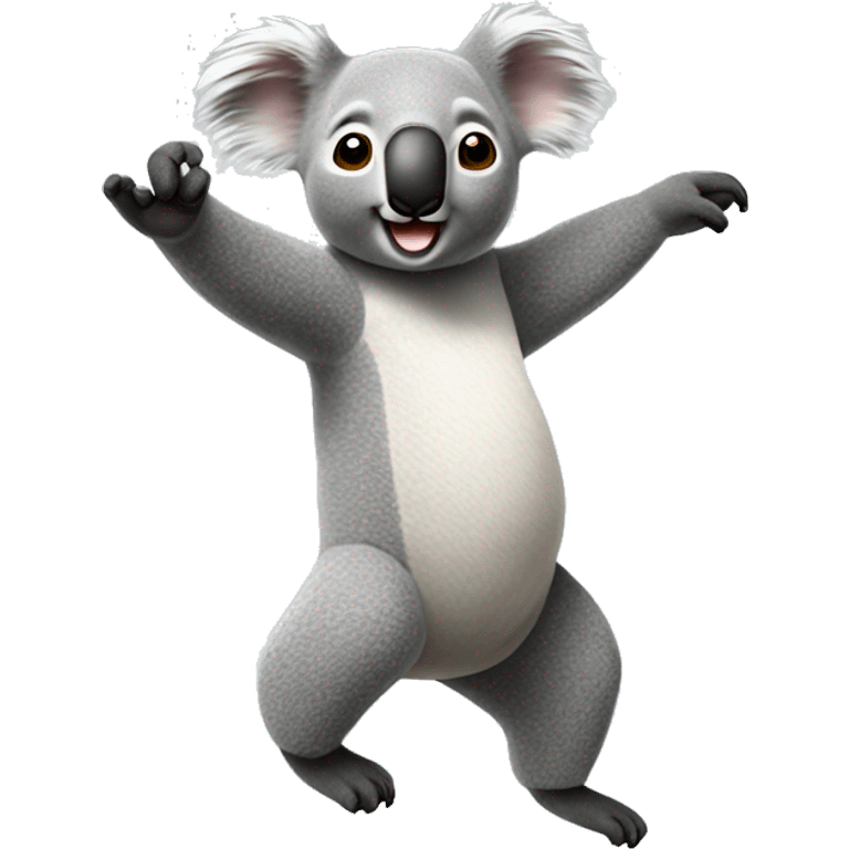 koala dancing emoji