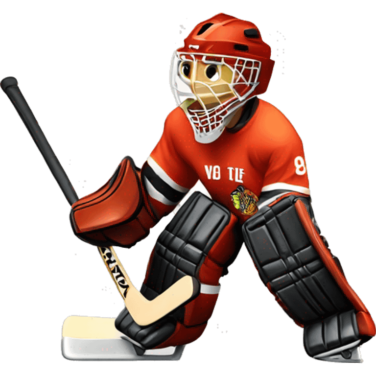 Hockey goalie emoji