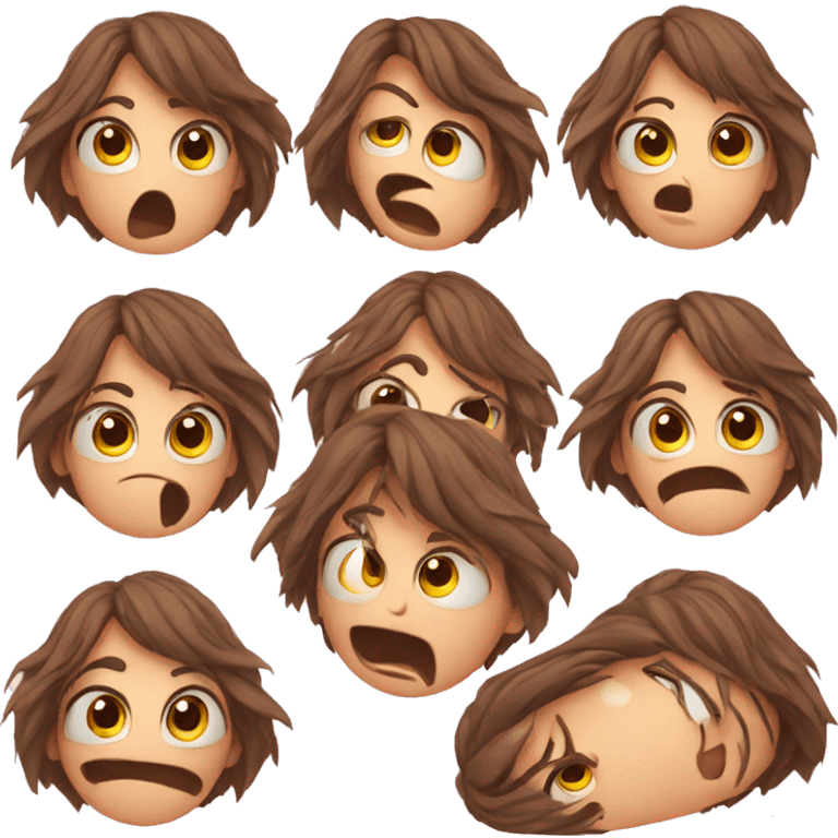 Scared haert emoji