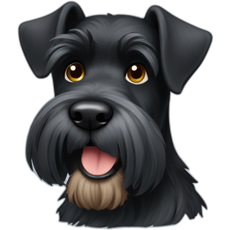 Black Schnauzer emoji