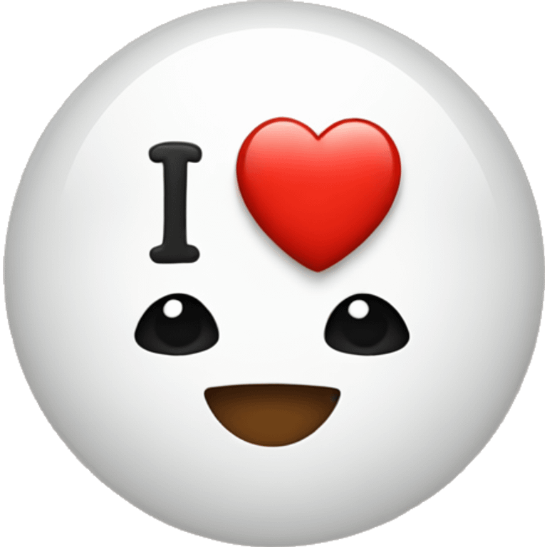 I love you emoji