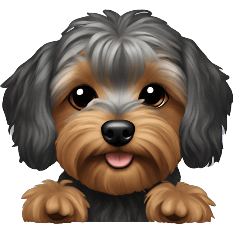 Yorkiepoo dog emoji