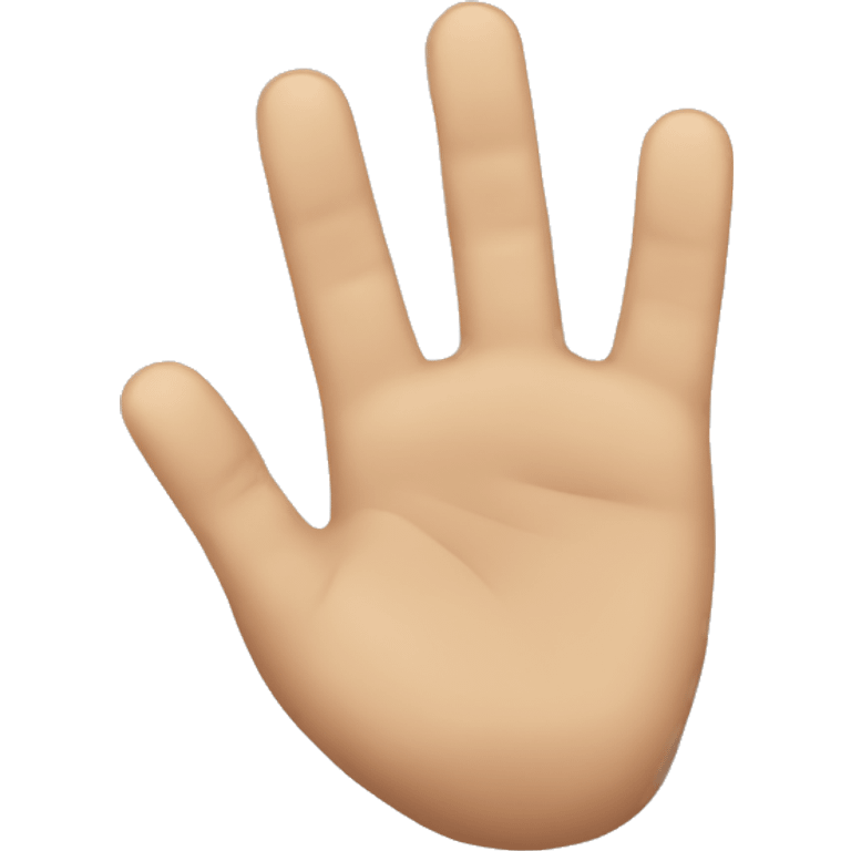 two last finger emoji