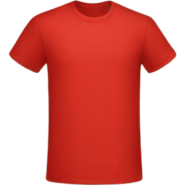 tshirt in red emoji