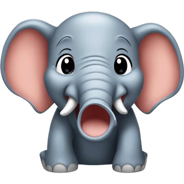 postgresql elephant laughing emoji