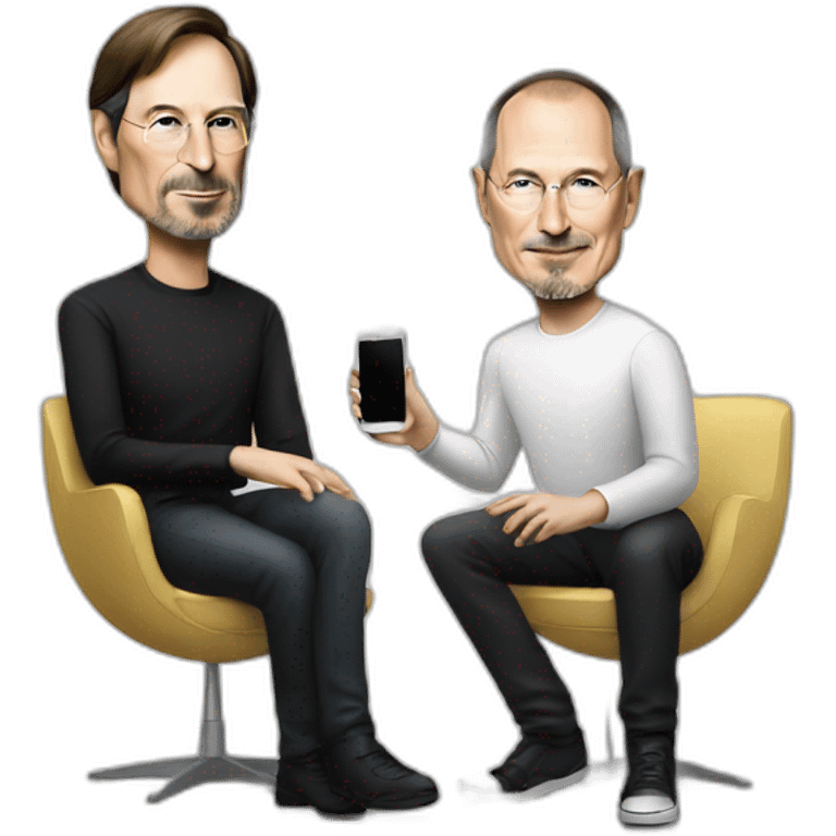 steve jobs and elon musk emoji