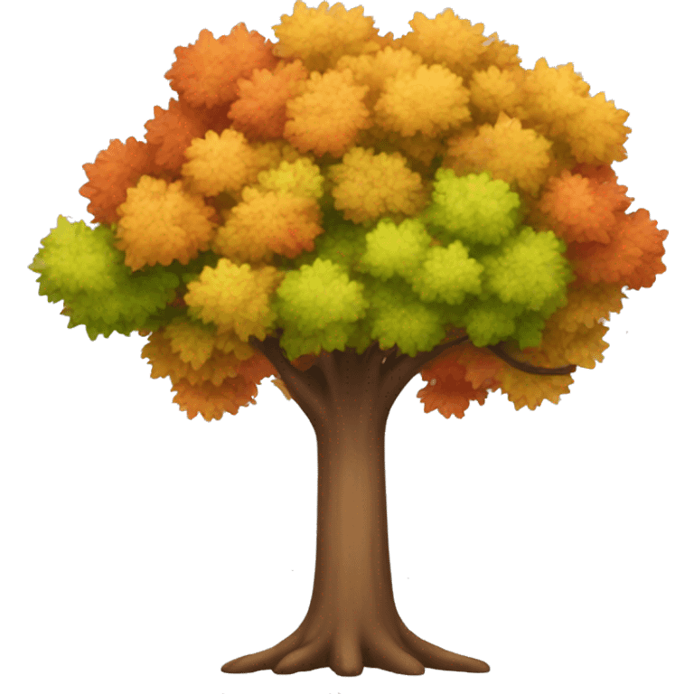 tree changing seasons emoji