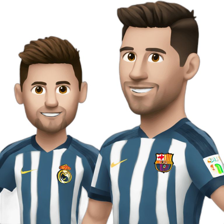 Messi and Ronaldo emoji