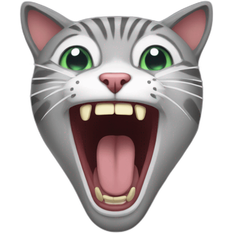 screaming cat  emoji