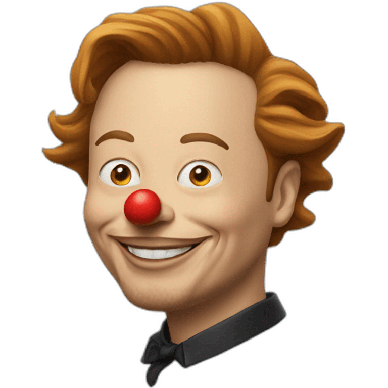 elon musk clown emoji