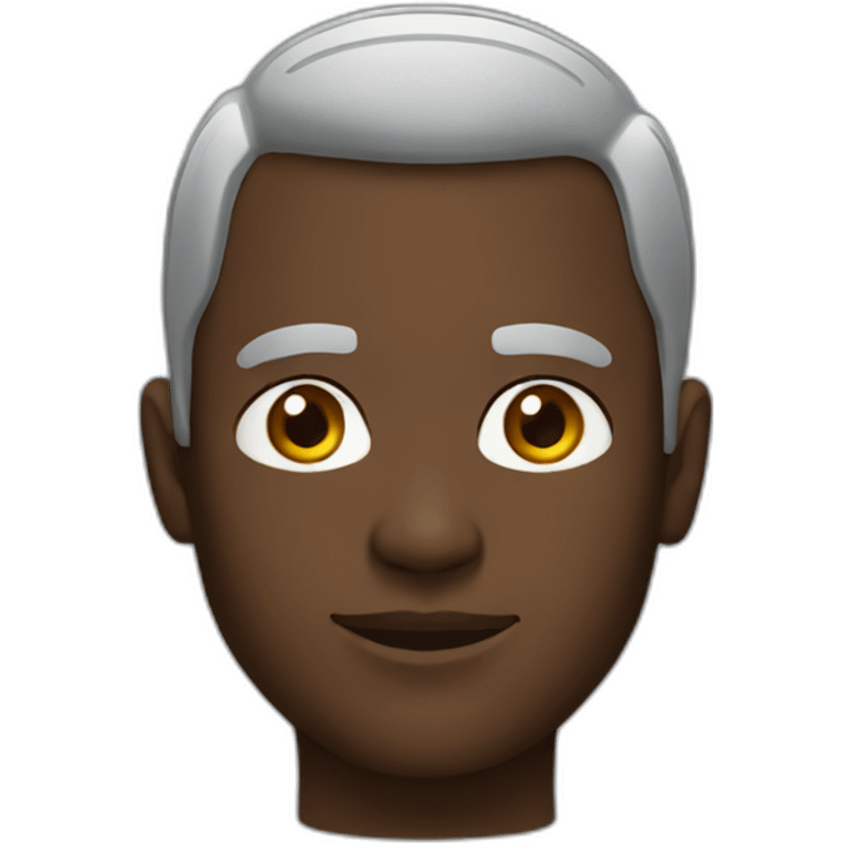 Black man AI-Large-Language-Model emoji