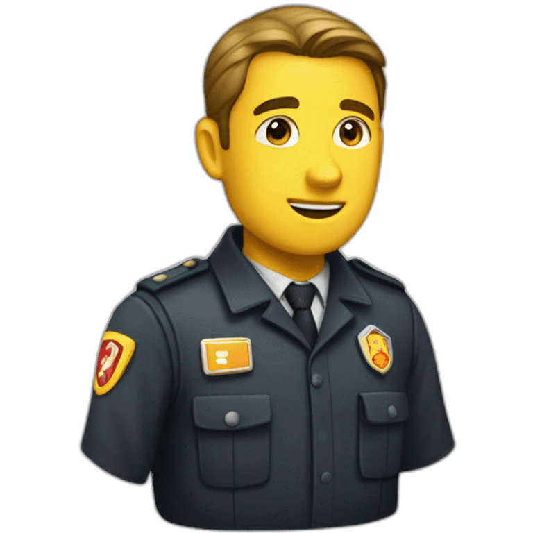 Agent de sécurité incendie emoji