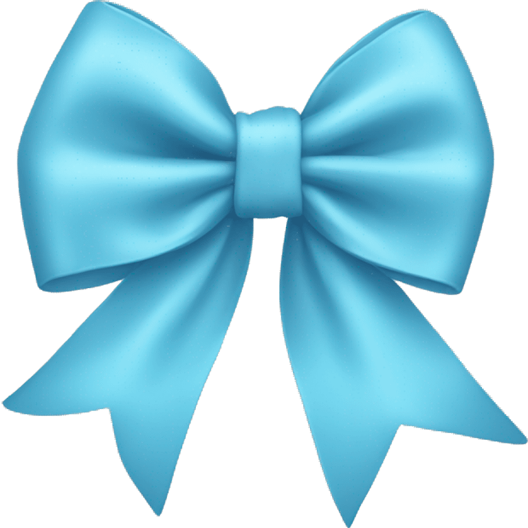 Light blue bow emoji