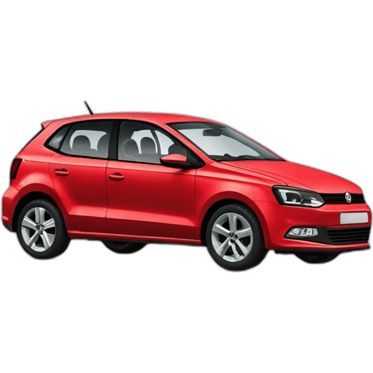 Red vw polo emoji