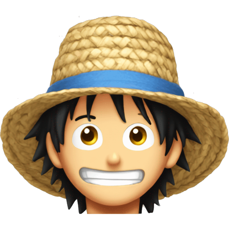 Luffy chapeau de paille  emoji