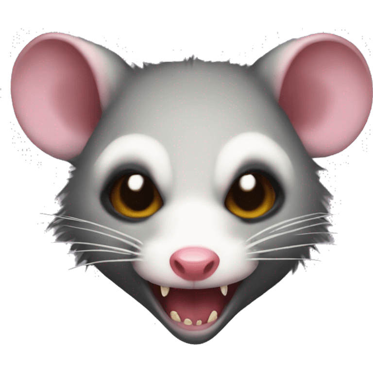 Satan opossum emoji