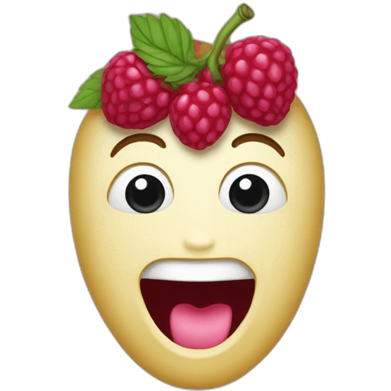 Une Framboise tout seul emoji