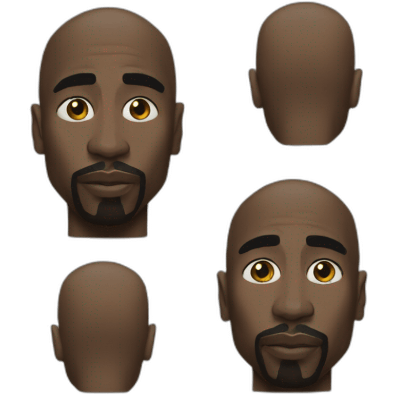 2pac shakur  emoji