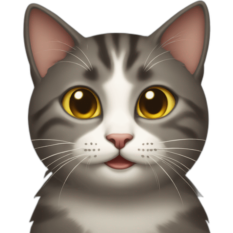 Amused cat emoji