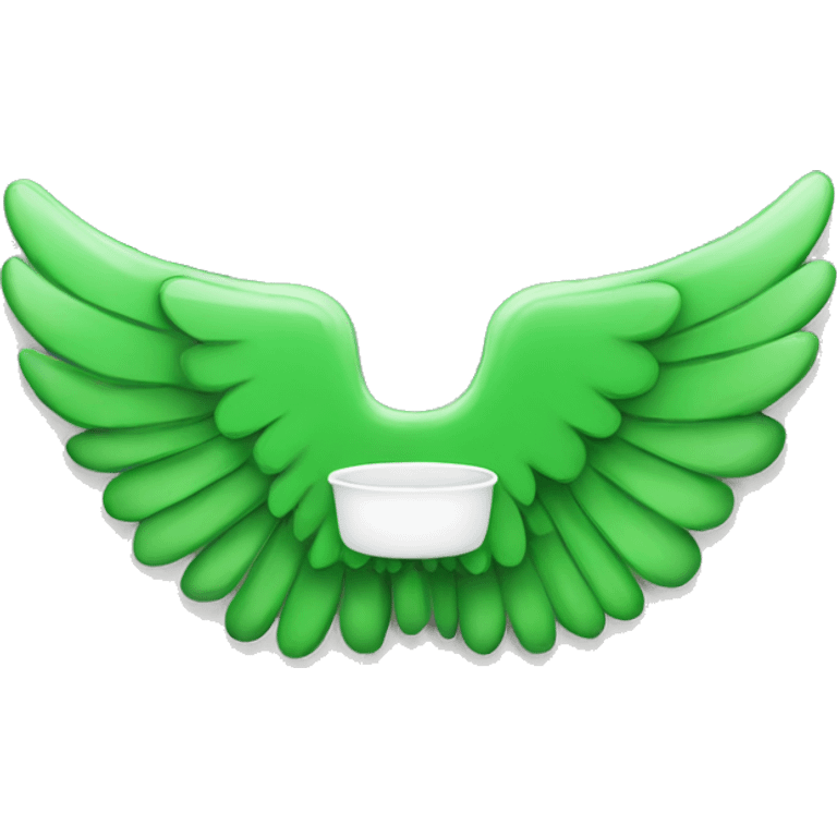 wings with green plate emoji