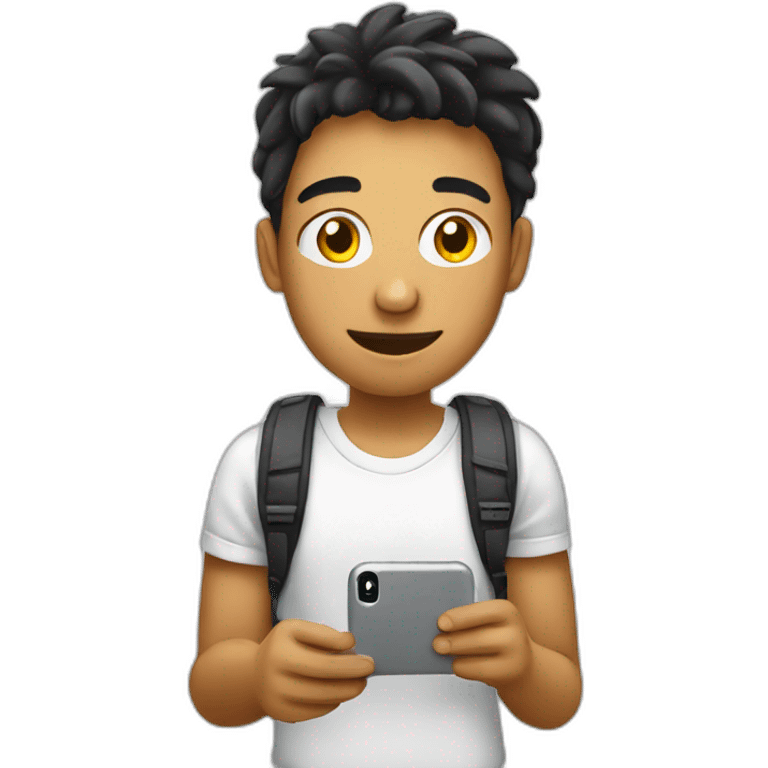 a student has a mobile phone turned on emoji