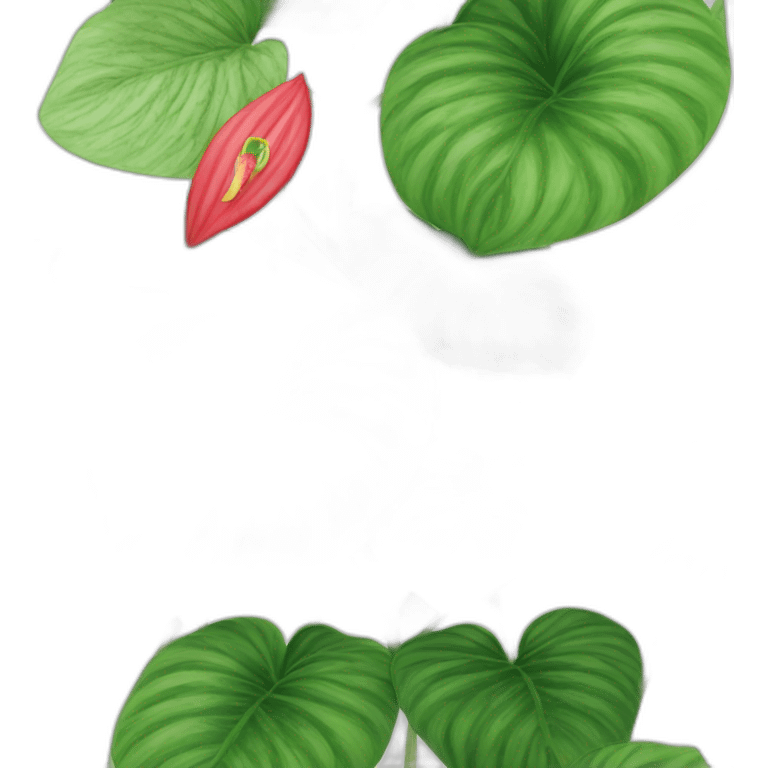 anthurium luxurians emoji