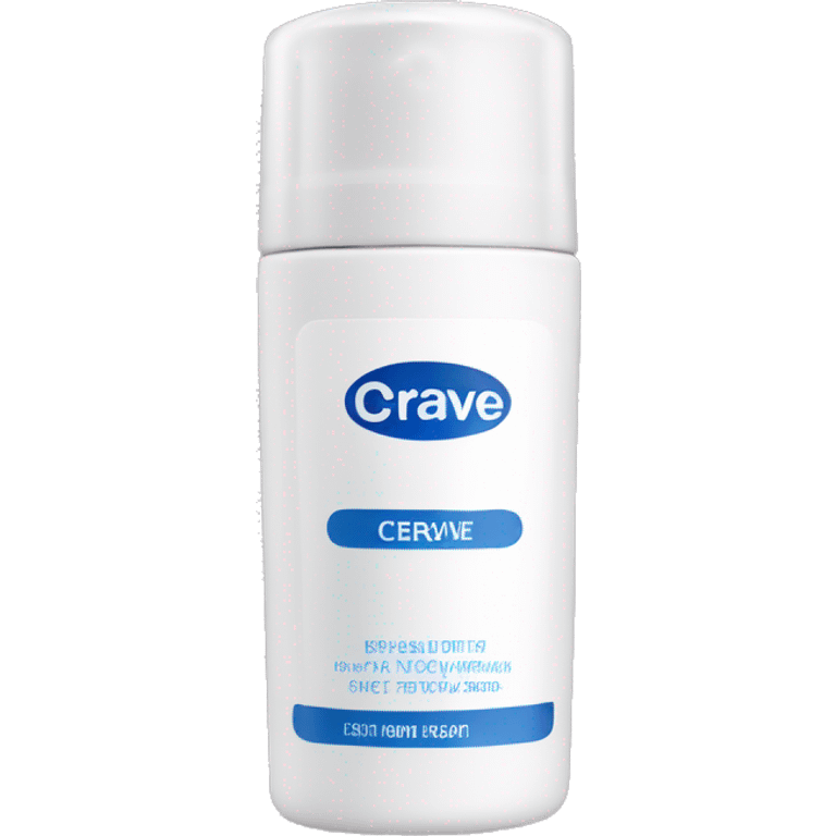 eye cream bottle with label cerave style  emoji