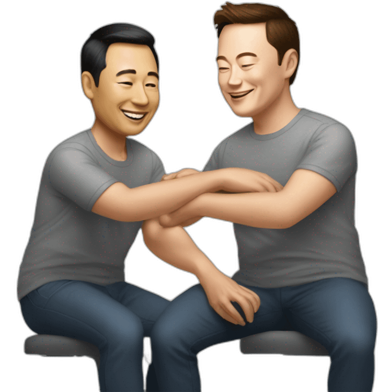 garry tan massaging elon musk emoji