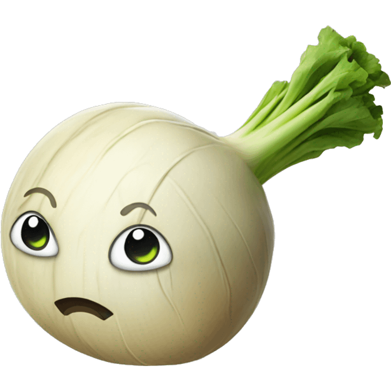 A halloween turnip emoji