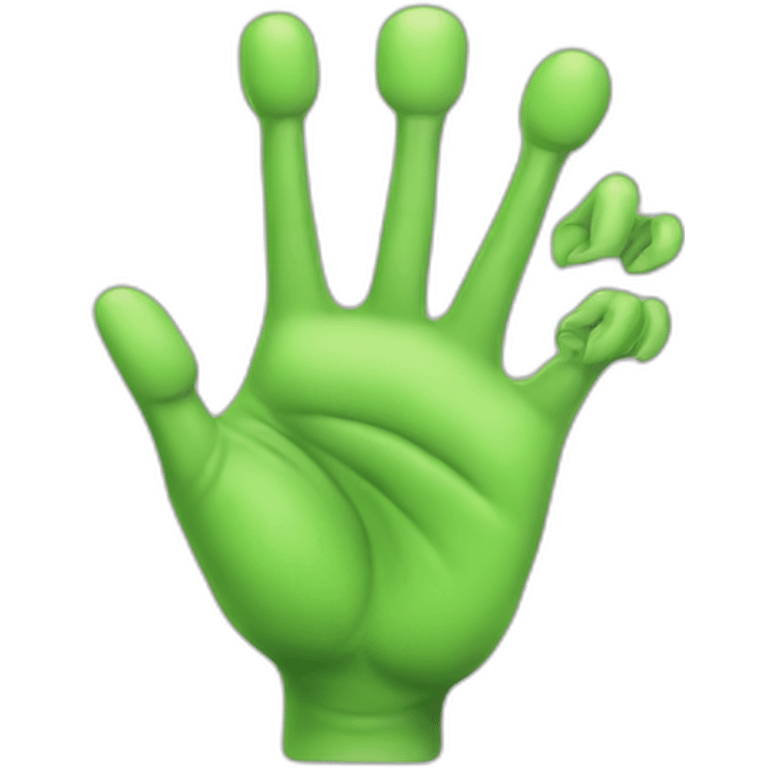 alien hand sign emoji