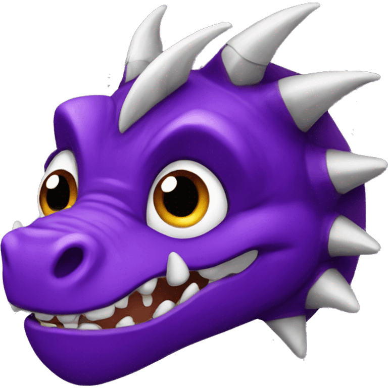 dragón morado emoji