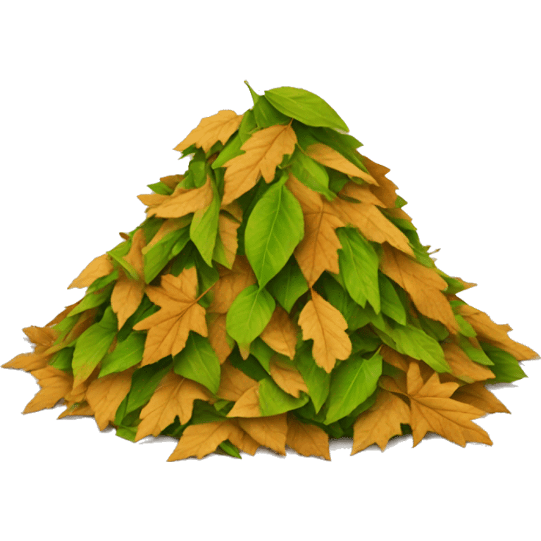 pile of leaves emoji