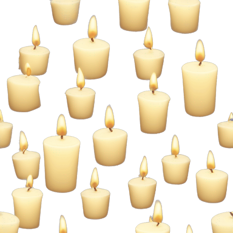 Vanilla candle emoji