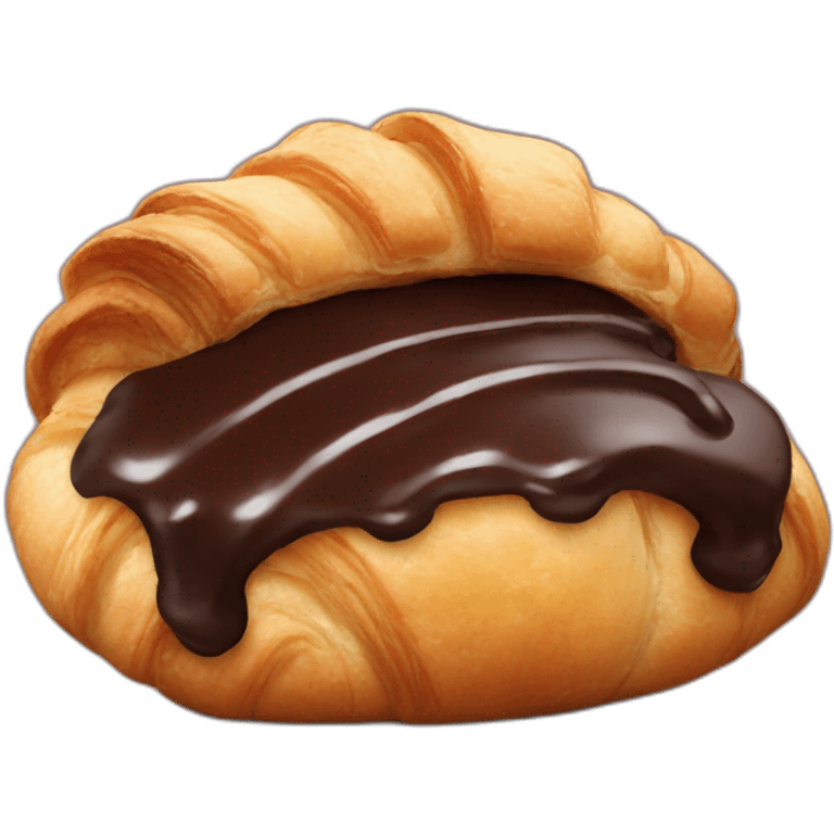 Chocolate croissant  emoji