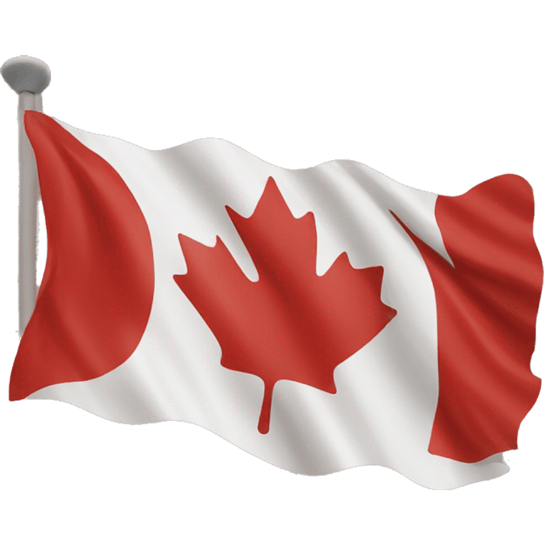 plain canadian flag, not waving emoji