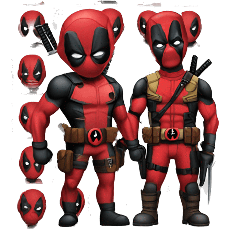 Deadpool et Wolverine emoji