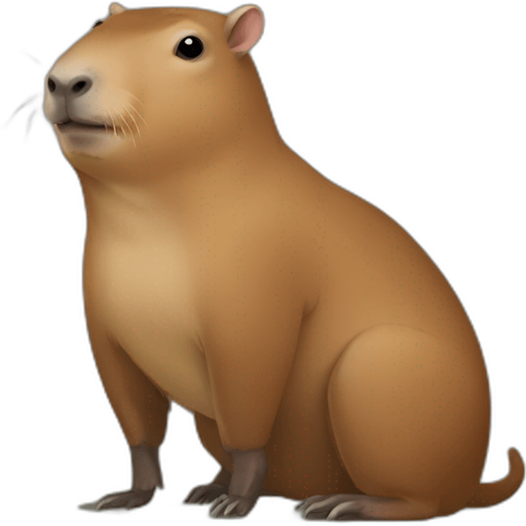 Capibara tomando mate emoji