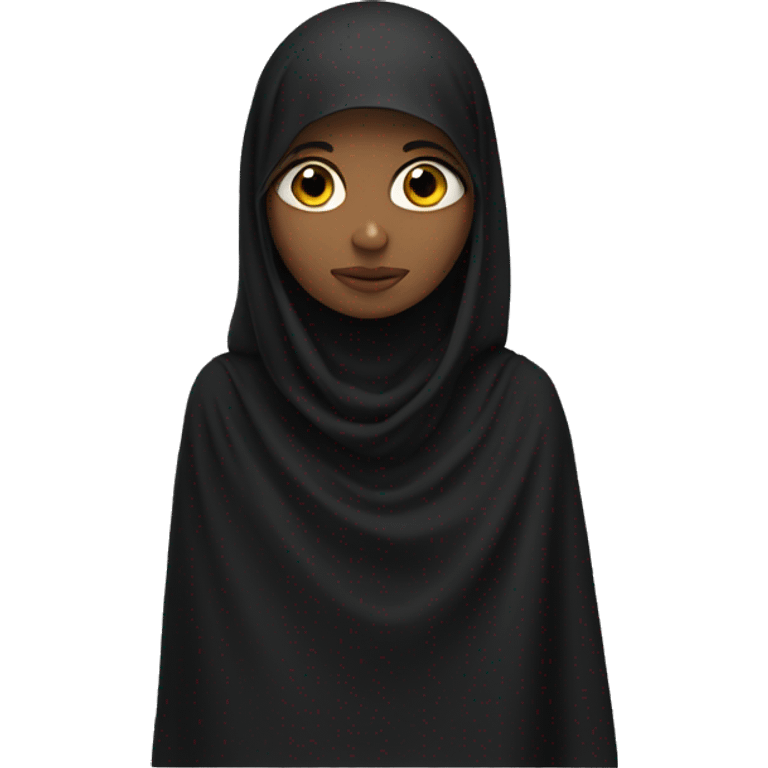 girl with a burka emoji