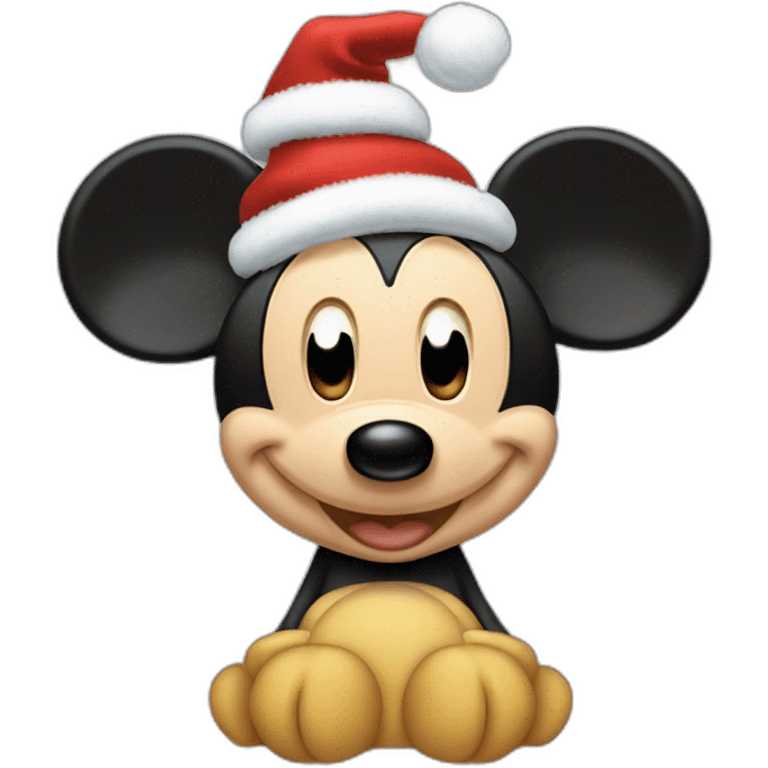 Mickey Mousse a Noël emoji