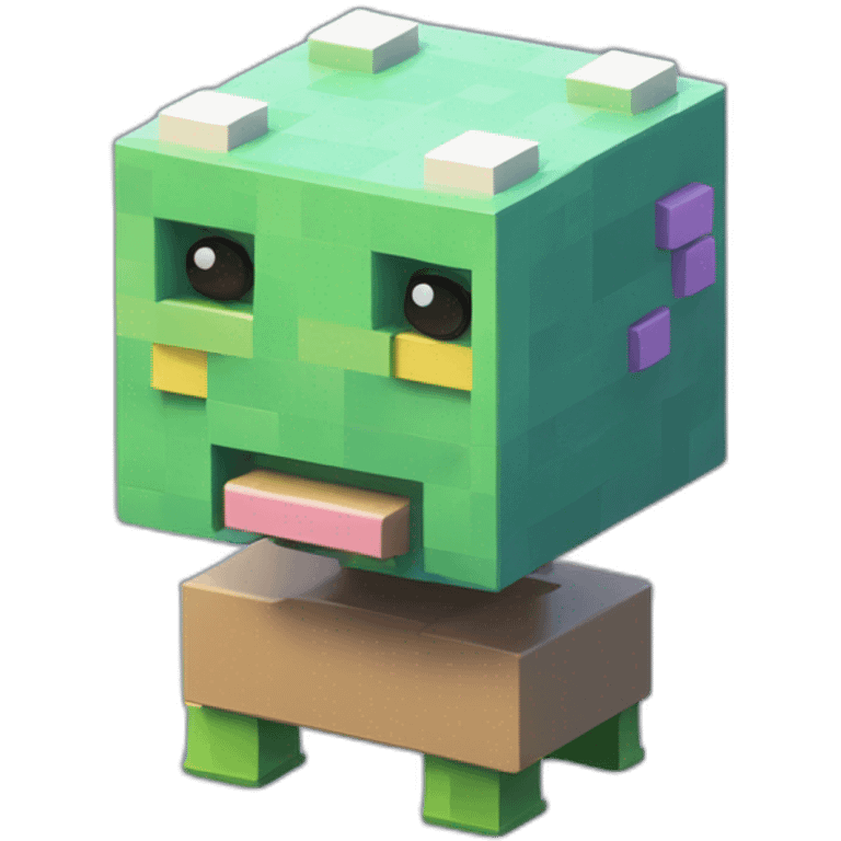 voxel crossy road alien emoji