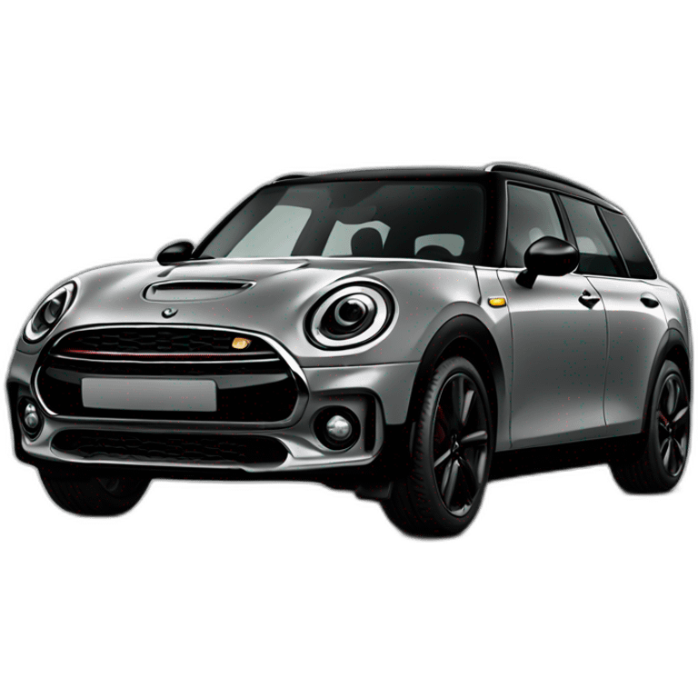 grey mini clubman black pack emoji