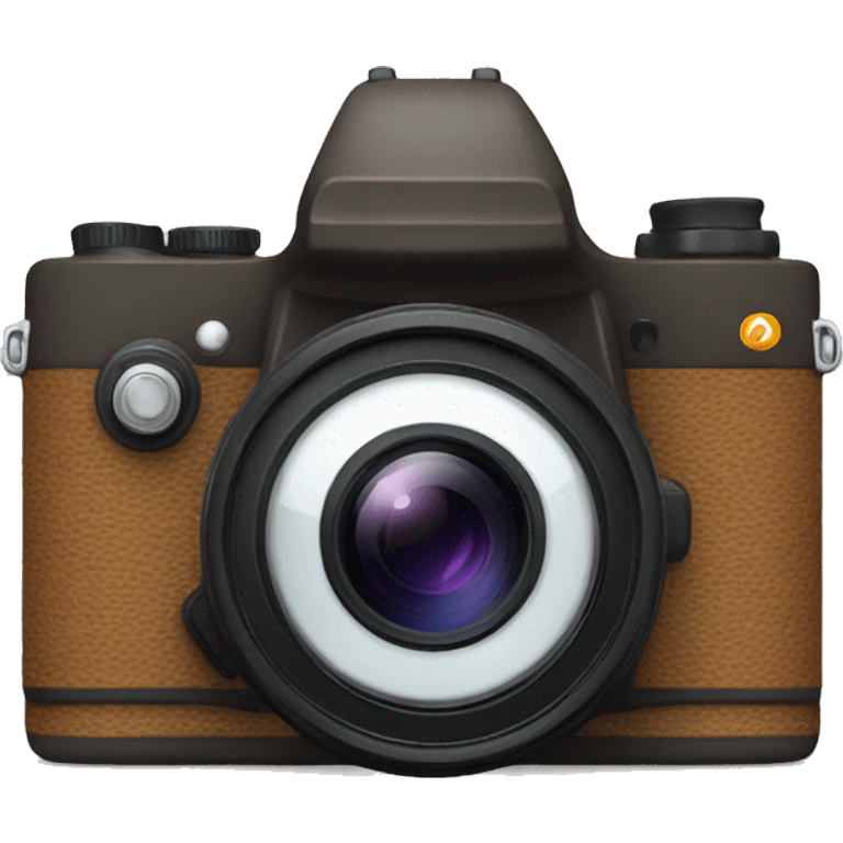 a digital camera with a big lens emoji