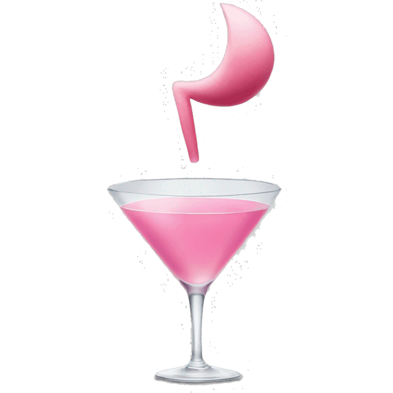 Pink martini emoji