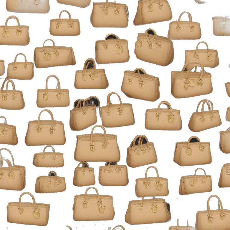 Birkin bag black emoji