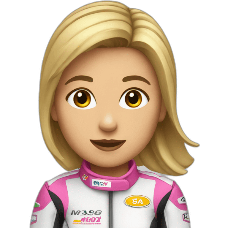 racing girl emoji