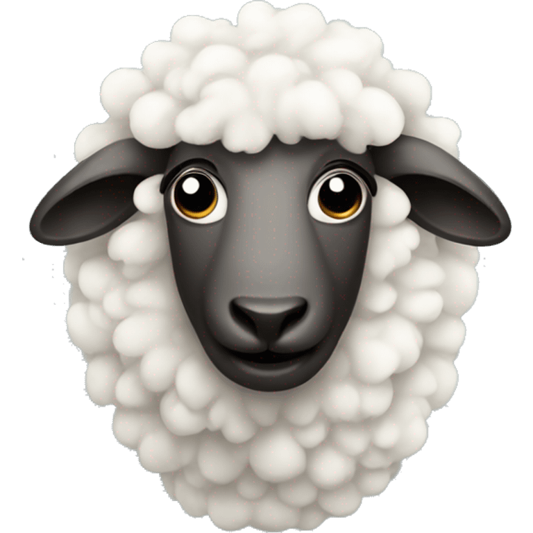 Funky sheep emoji