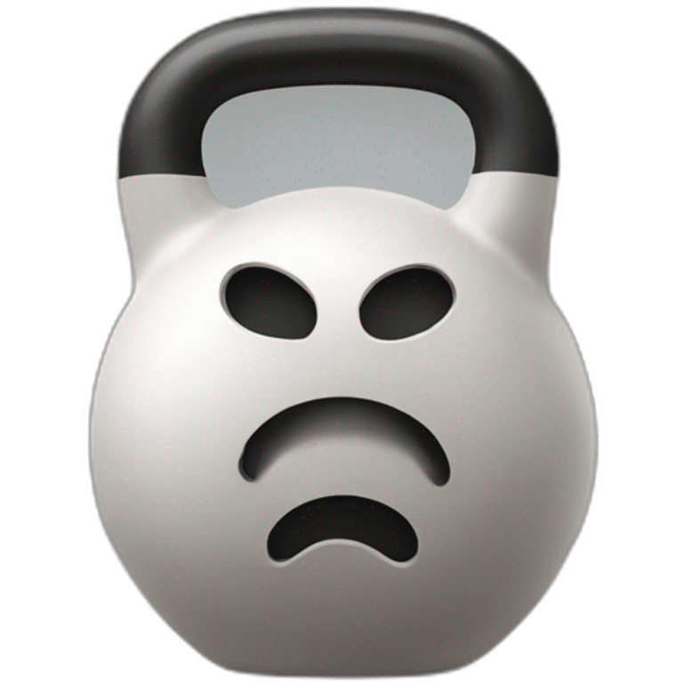 Kettlebell mit lächeln emoji