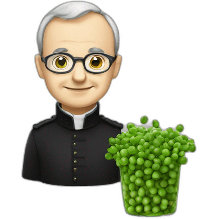 gregor mendel and his peas emoji