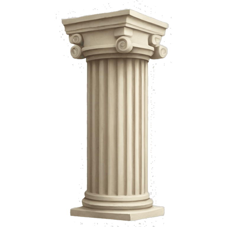 Ancient Greek Pillar, Off-white emoji